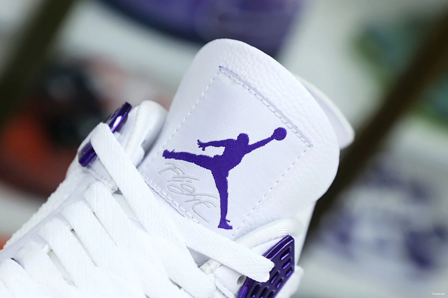 METALLIC JORDAN 4 Kimikick AIR Affordable PURPLE 1977 0608